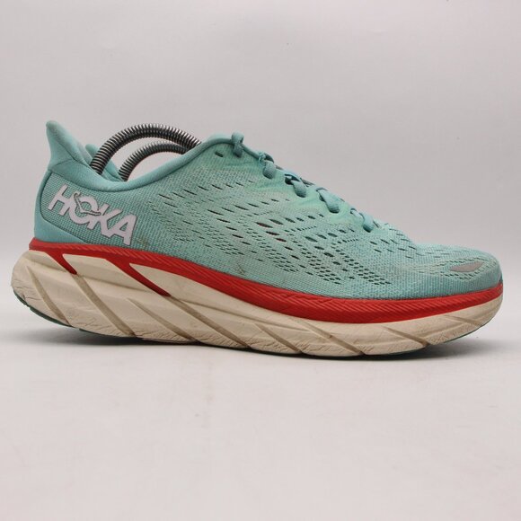 Hoka One One Clifton 8 Women's Size 9.5 B Teal 1119394 Athletic Running Shoes - Picture 1 of 9